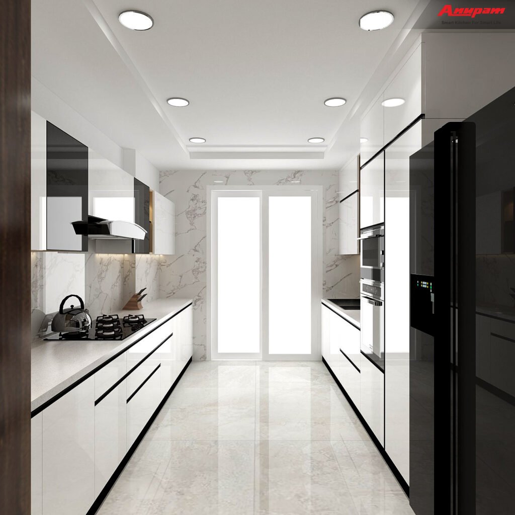 Small parallel kitchen Design