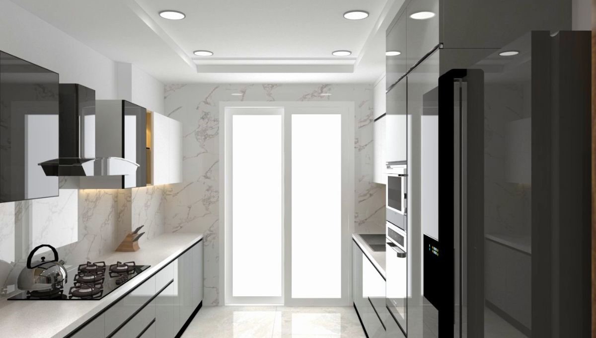 Small parallel kitchen Design