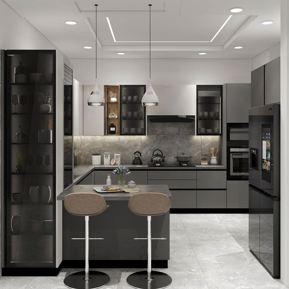 Modular L-Shaped Kitchen Designs