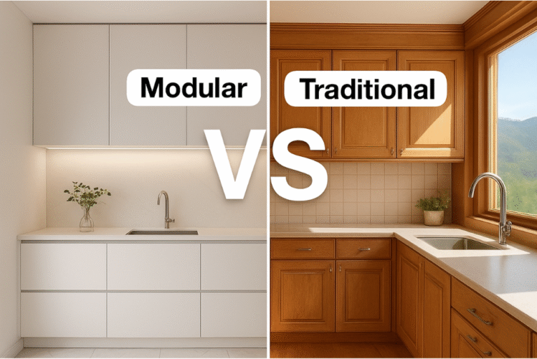Difference Between Modular and Traditional Kitchens