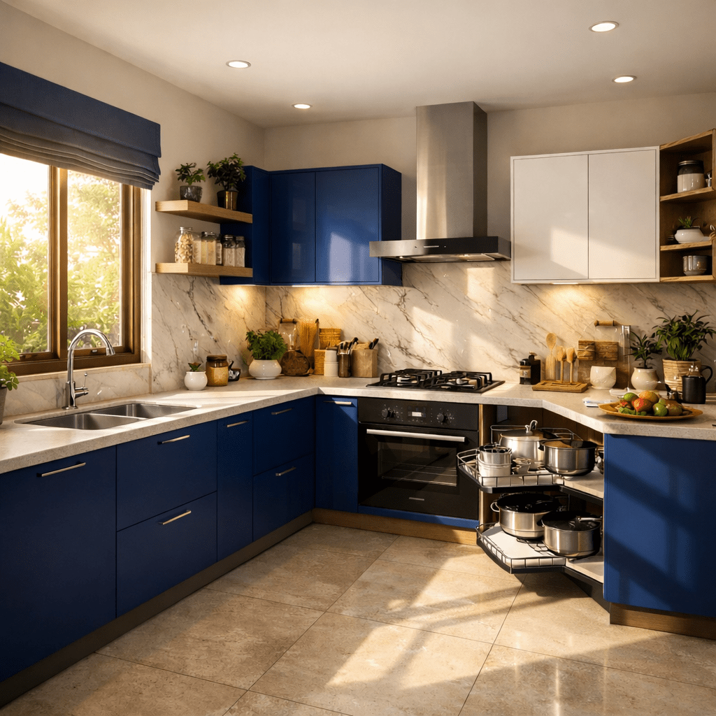 L Shape Kitchen Design