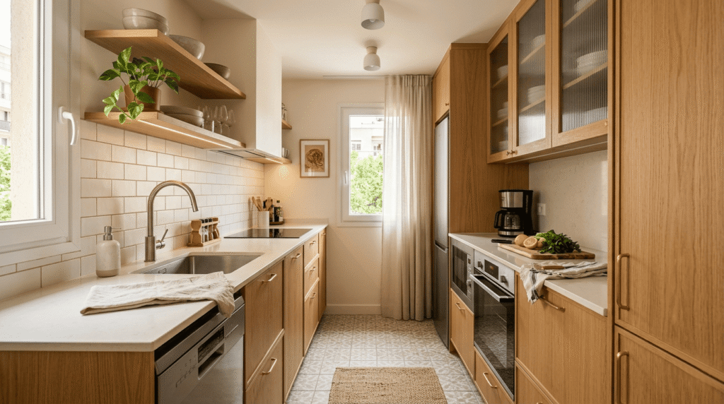 small kitchen design india for flats and apartments