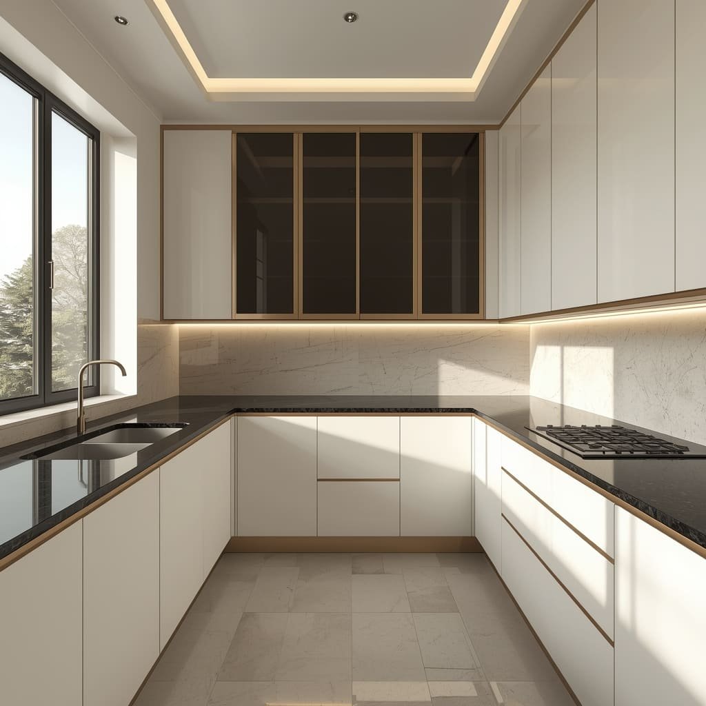 U Shaped Modular Kitchen Designs Ideas | Modern Modular Kitchen Ideas ...