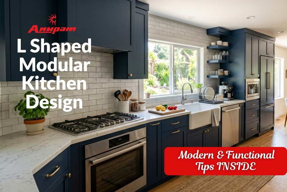 L Shaped Modular Kitchen Design – Modern & Functional Kitchen Layout