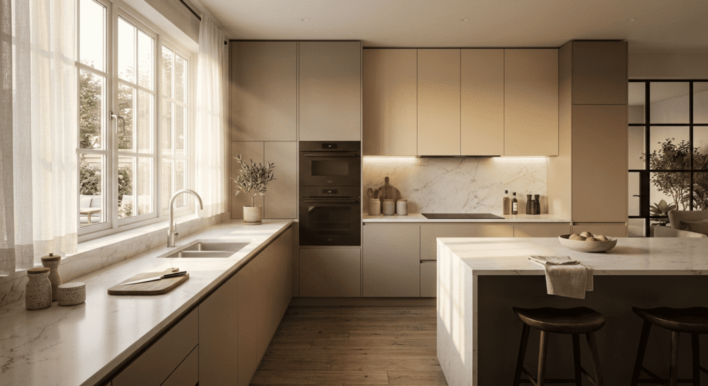 Latest L shape modular kitchen design ideas in India