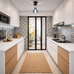 Small Modular Kitchen Designs & Parallel Layout