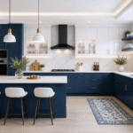 Blue and White Kitchen Design Ideas