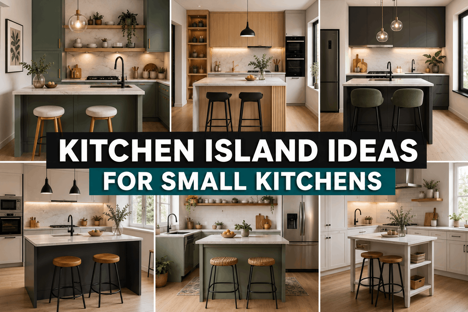 Kitchen Island Ideas for Small Kitchens – Smart and Stylish Space Saving Solutions