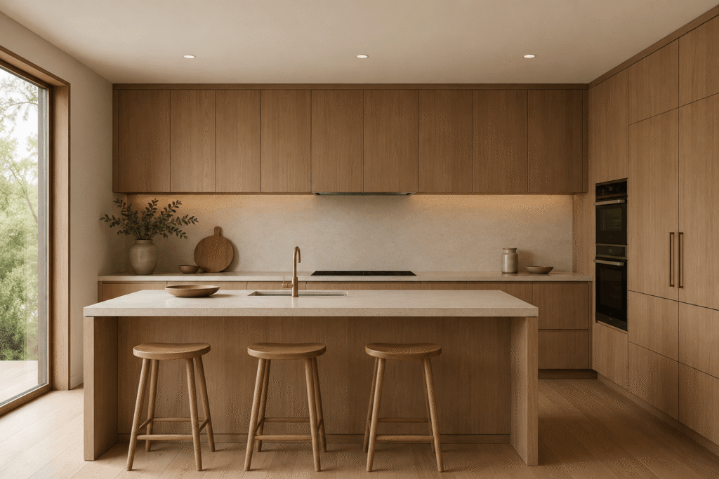 Minimalist Wooden Kitchens