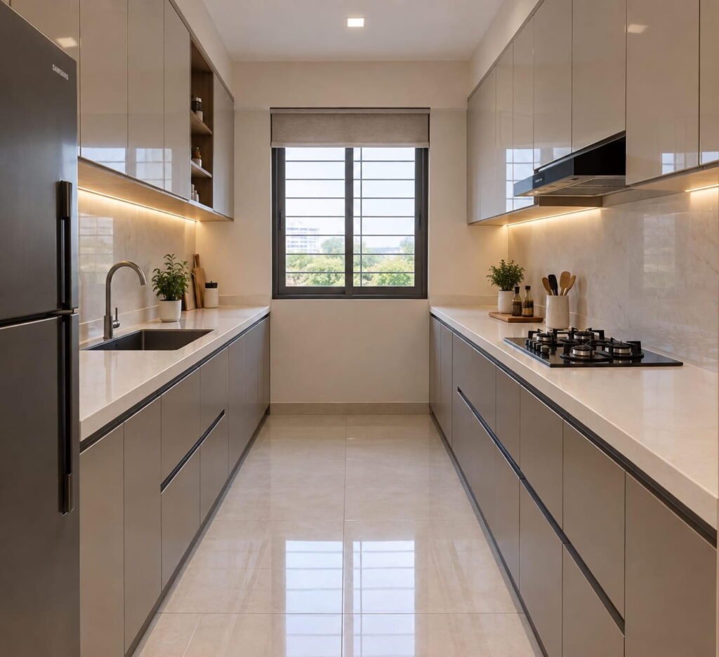 Parallel or Galley Kitchen