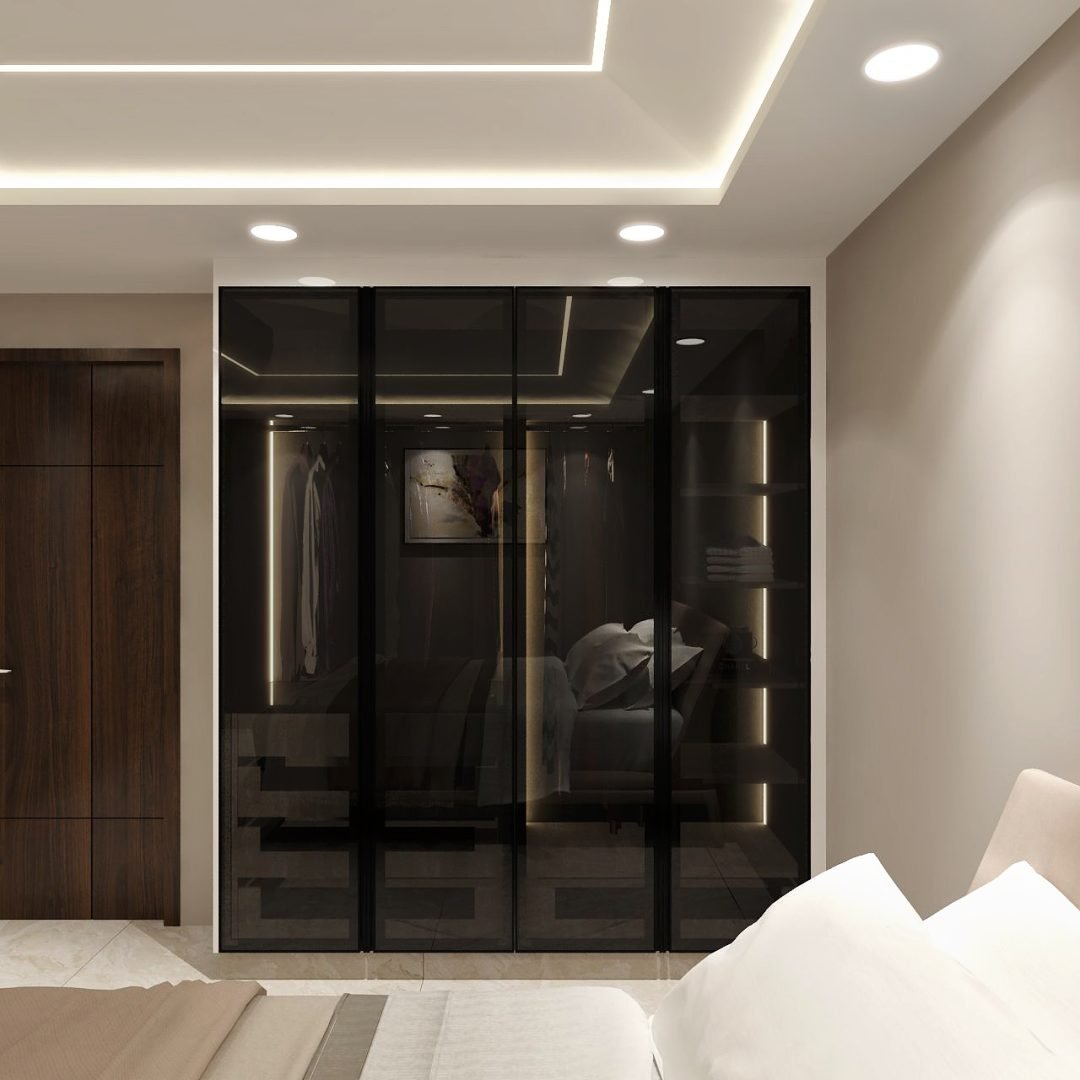 Modern Glass Wardrobe